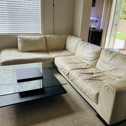 Leather Sectional