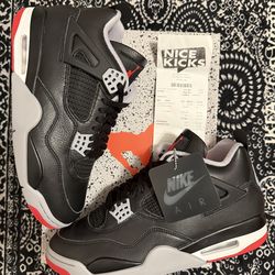 Air Jordan 4 Bred Reimagined