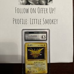 Pokémon CGC 8.5 1997 Japanese Zapdos Holo #145 - The Mystery Of The Fossils