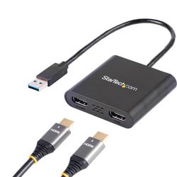 https://offerup.com/redirect/?o=U3RhclRlY2guY29t USB 3.0 to Dual HDMI Adapter - 4K & 1080p - External Graphics Card - USB-A to Dual HDMI Monitor Displ