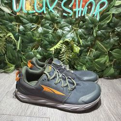 Altra Superior 6 Mens Gray Green Trail Running Training Shoes US 9 EU 42.5