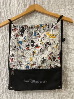 Walt Disney World Comic Strip Drawstring Backpack