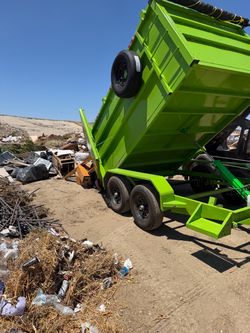 Green Dump Trailer &Junk &RemV@L