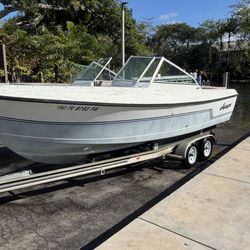 Aguasport 22 feet no trailer delivery available bill of sale .