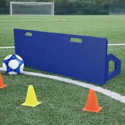 Portable Soccer Wall with 2 Angles Rebound