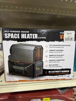 VESTA Self-Powered Indoor Space Heater & Stove