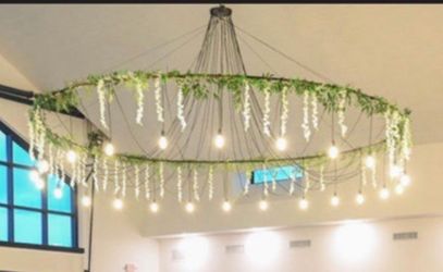 18Pcs 5.7Ft/Piece Artificial Flowers Wisteria Set Garlands