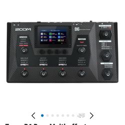 Bass Guitar Multi-effects processor Pedal B6 