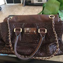 2way Handy Chain Bag Choc. Brown 