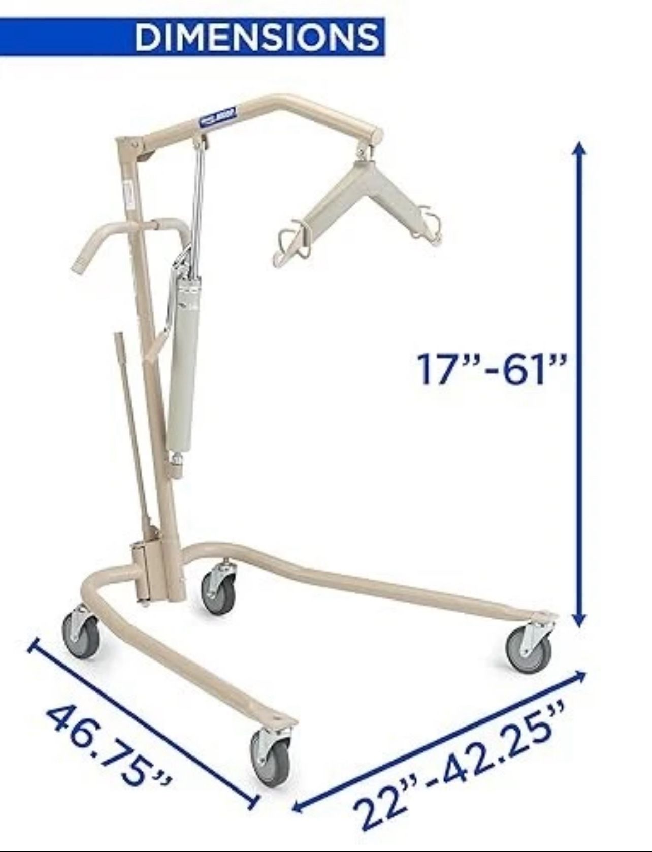 Invacare Lightweight Hydraulic Patient Lift