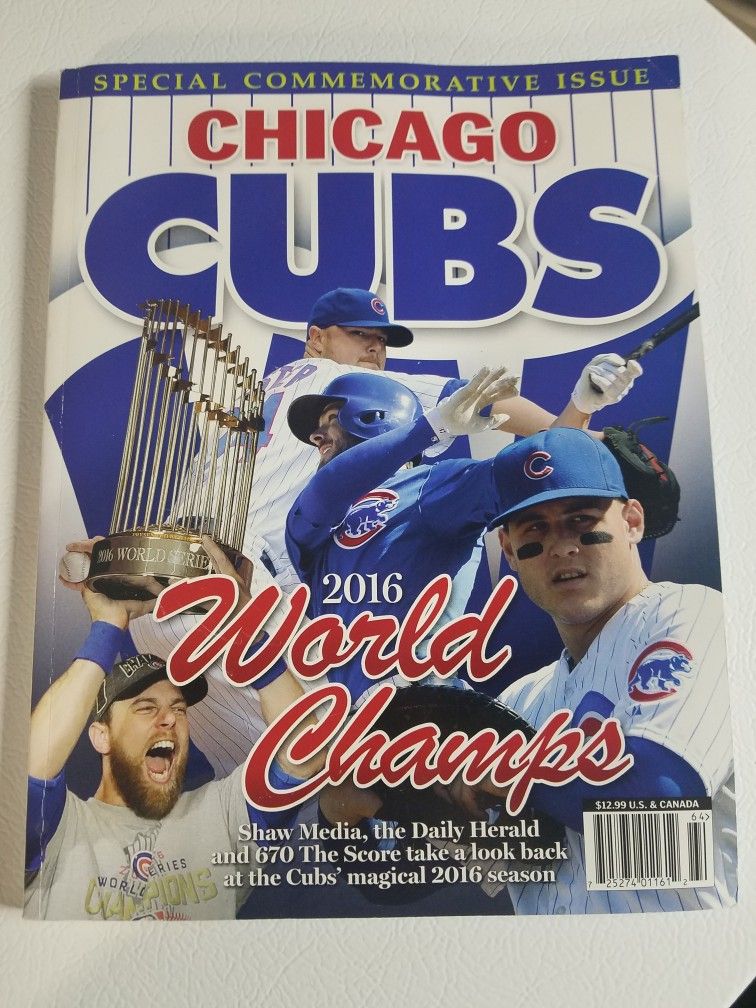 ⚾️Chicago Cubs Commemorative 2016 Championship Magazine Issue