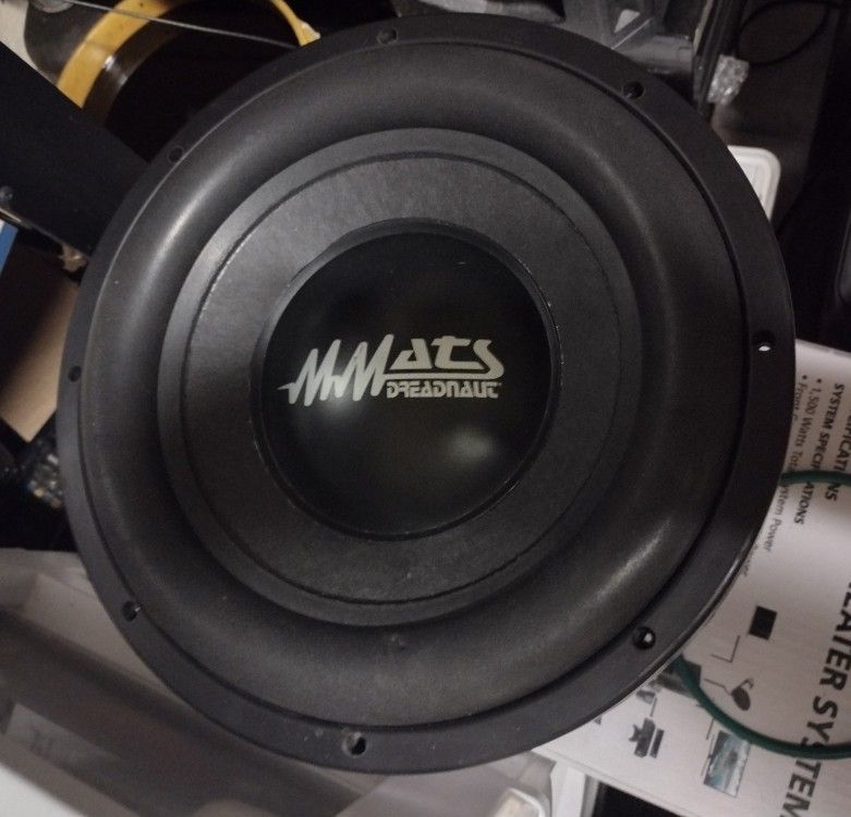 MMATS DREADNAUT 12" DUAL OHM SUBWOOFER