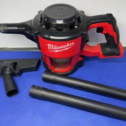 MILWAUKEE 0882-20 Bagless M18 18-Volt Lithium-Ion Cordless HEPA Compact Handheld Vacuum (Tool-Only)