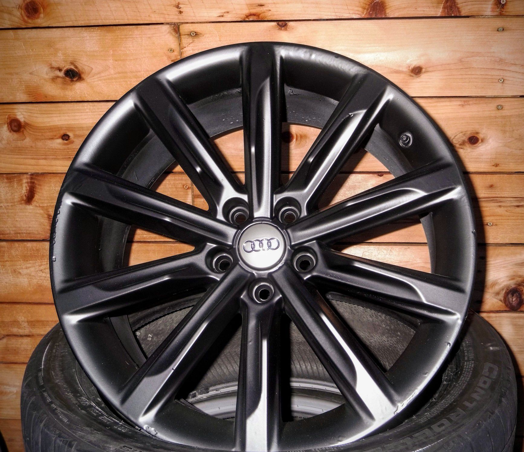 Audi 19 Inch Satin black Summer Wheels Original, made in italy ( Audi A6 S6 4K C8 S-LINE ) 4K0601025G Alloy Rims $550 all 4