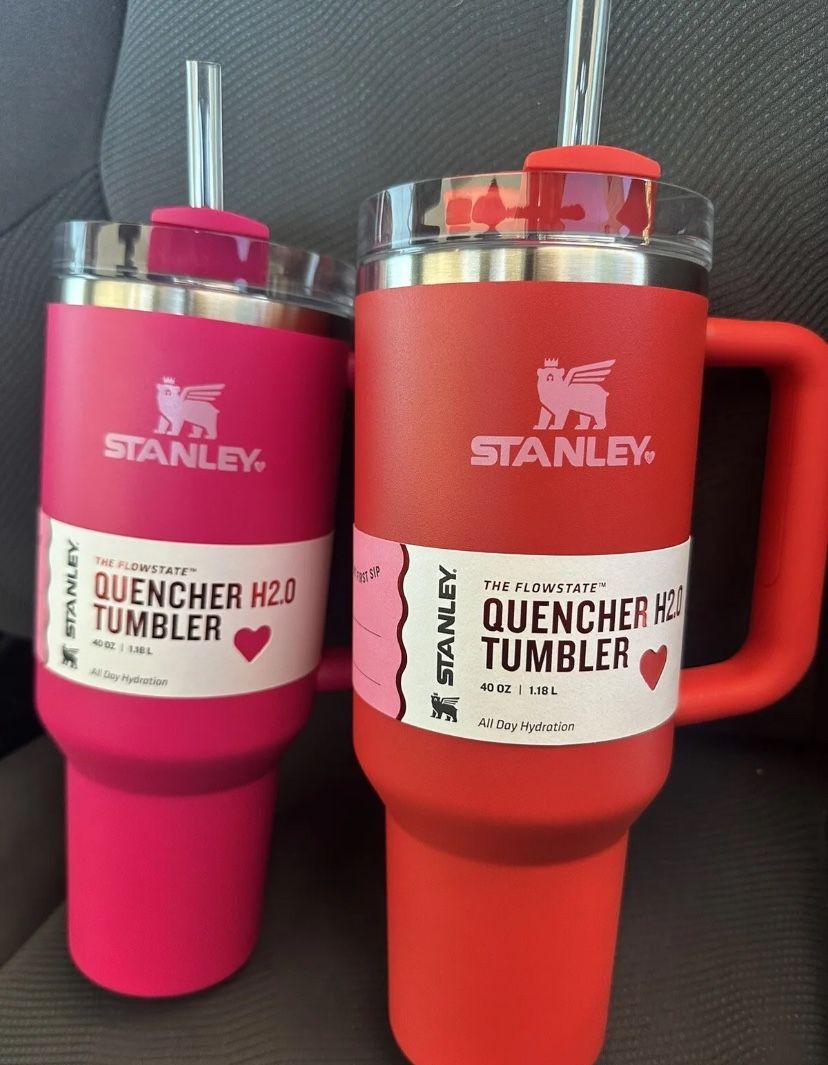 Red Cosmo Pink Valentines Day Stanley Cup Target Exclusive Tumbler
