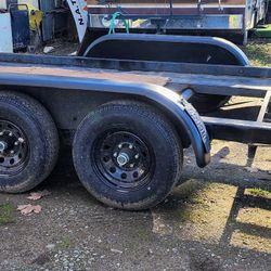 I have a 18 ft tilt trailer heavy duty 10,000 lb payload dual axles brand new tires come with straps extra tow lights magnetic. What's this built last