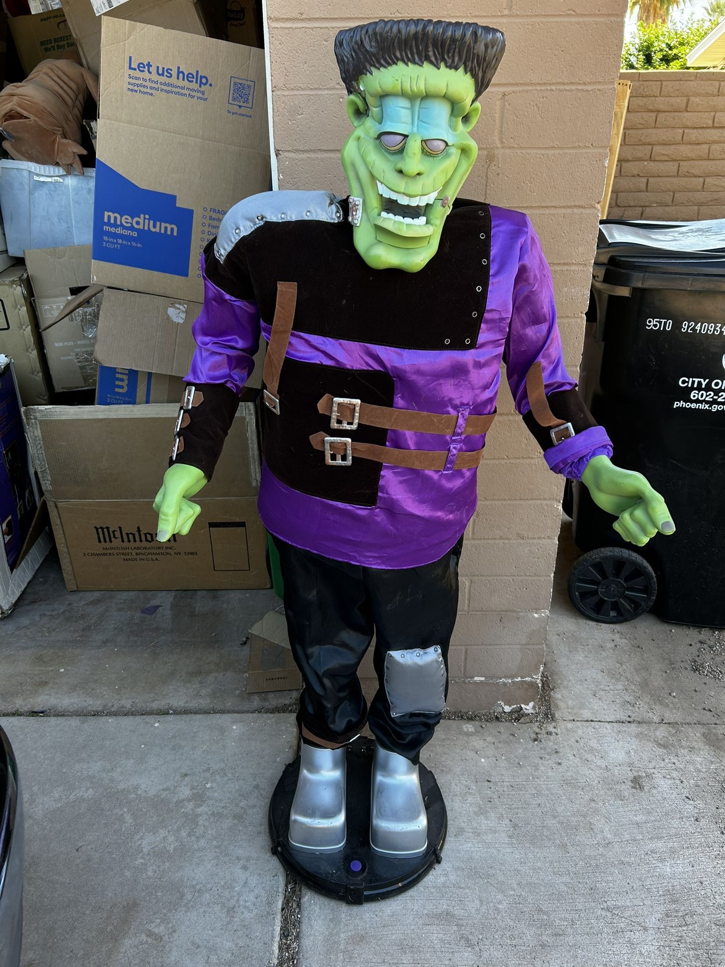 Halloween 5ft Life Size Frankenstein Animatronic 