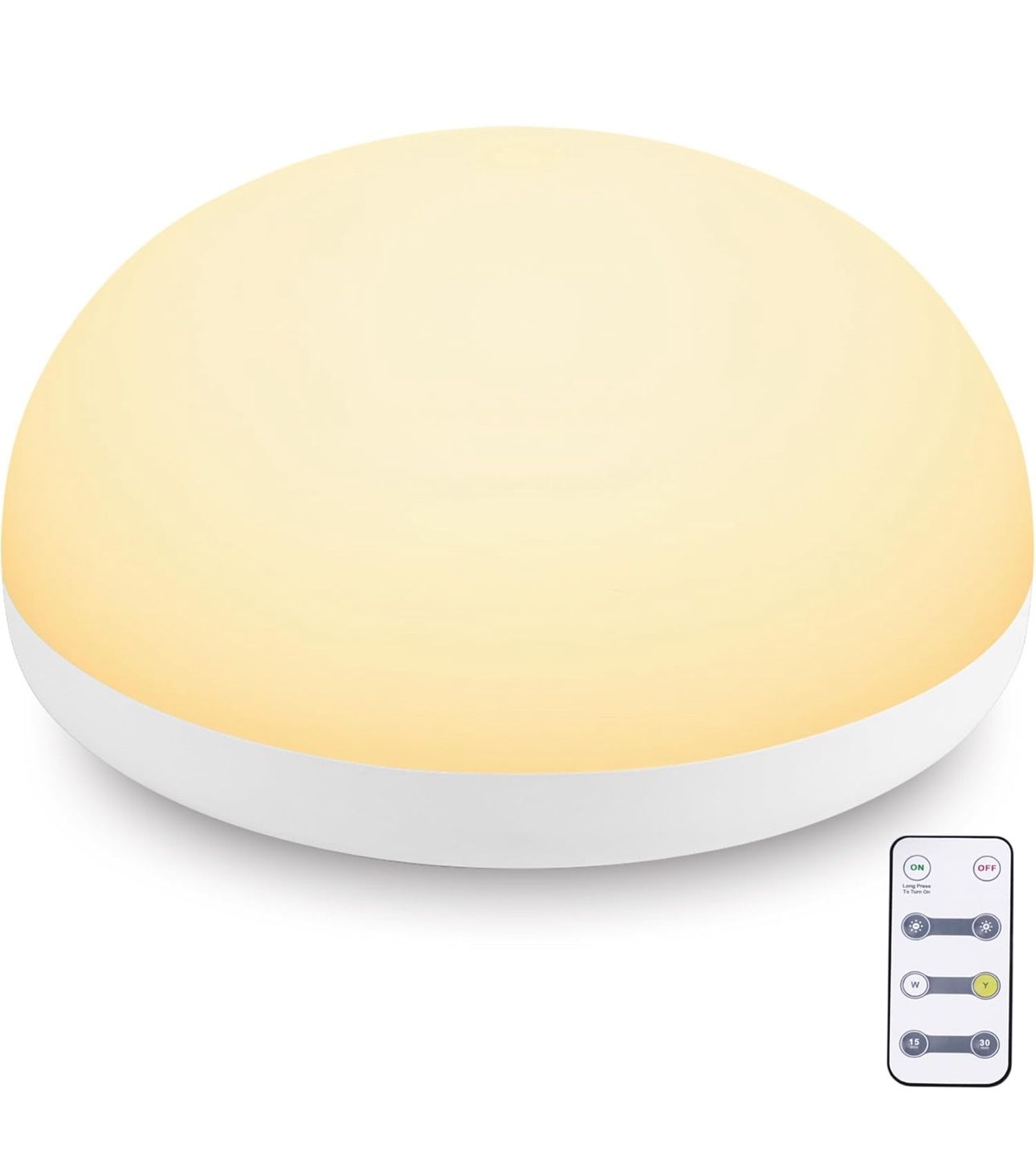Baby Night Light,Touch Control for Baby Nursery with Remote and Timer - Rechargeable and Portable for Breastfeeding,Dimmable Nursery Light with 2 Colo