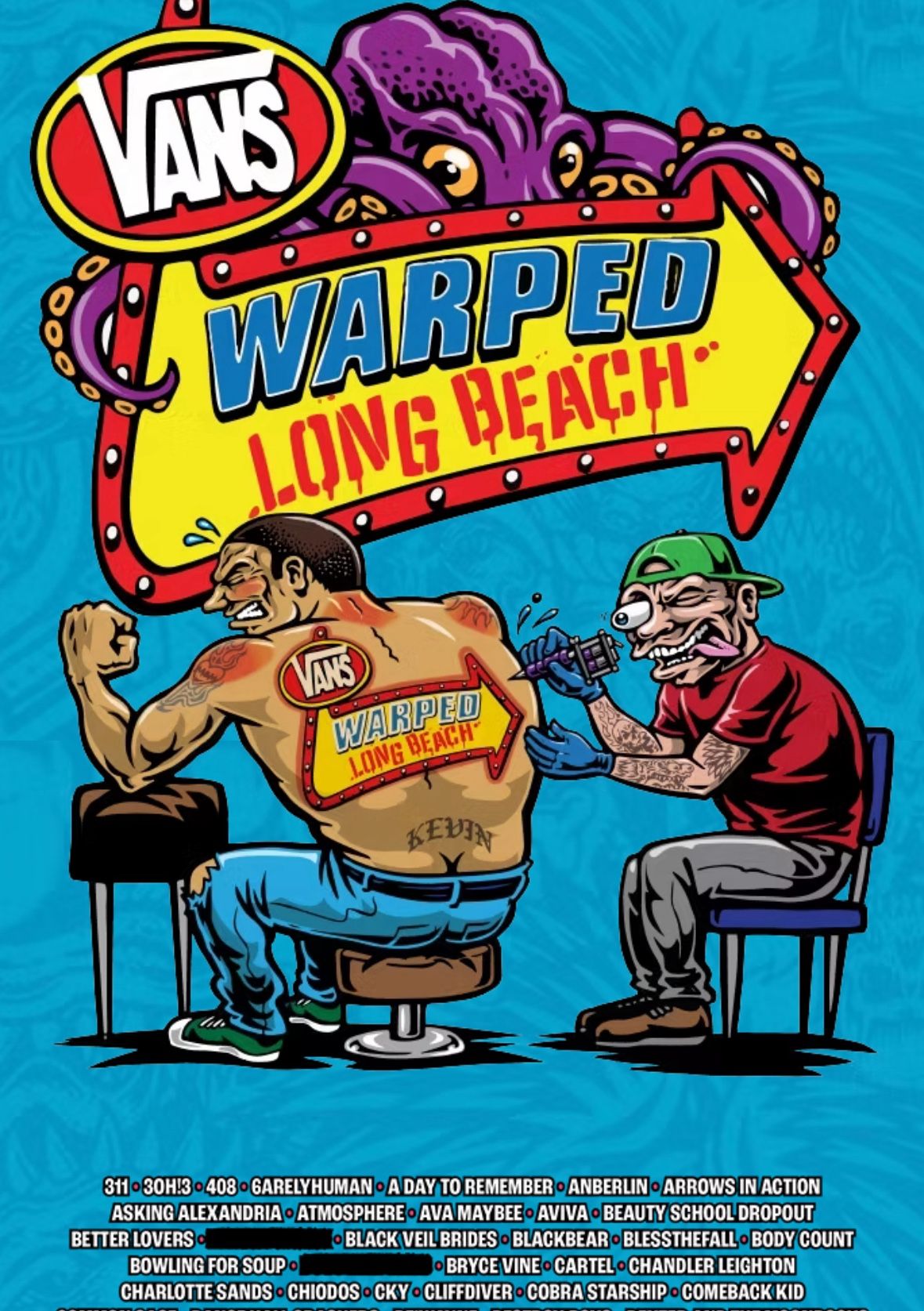 Two Long Beach Vans Warped Tour Tickets