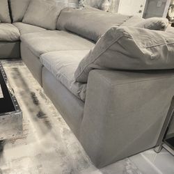 Modular 4 section modern sofa