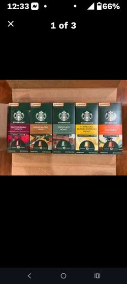 Starbucks Nespresso capsules