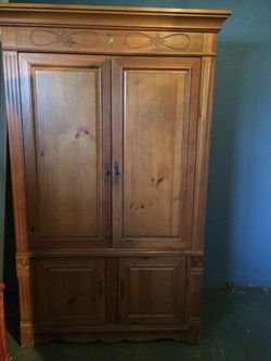 Entertainment center or armoire