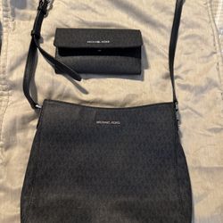 Michael Kors Crossbody Purse And Wallet 