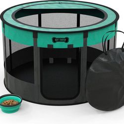 Portable Foldable Playpen For Cat Or Dog