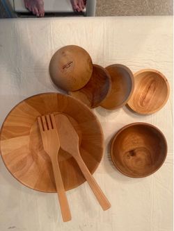 Wooden bowls