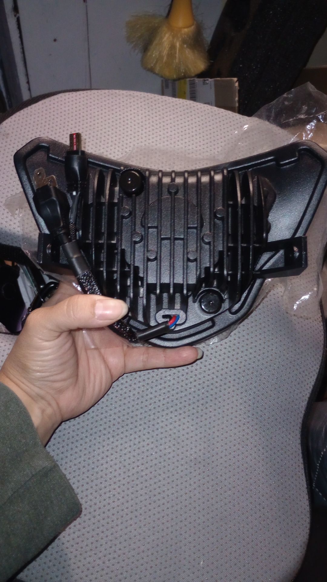 Yamaha Mio Sporty replacement LED headlight assembly.