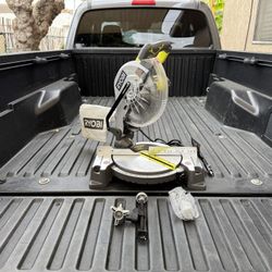 RYOBI 14 Amp Corded 10 in. Compound Miter Saw w/LED Cutline Indicator