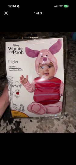 Piglet costume 18-24 mos
