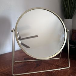 Golden Round Table Mirror 