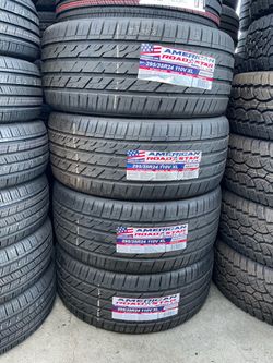 295/35R24 AMERICAN 4 NEW TIRES INSTALLED