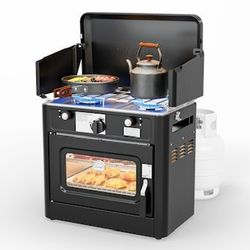 Portable Outdoor Gas Stove with Oven