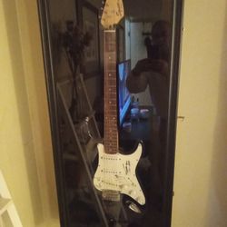 Mick Jagger Keith Richards And Ron Woods Signed Guitar In Display Case