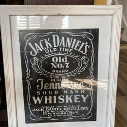 Bar Jack Daniels Lamp And Frame 