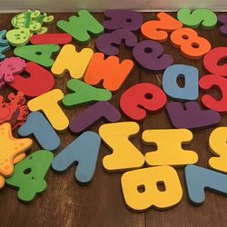 Bathtub Foam Letters