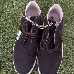 New Black Canvas Shoes Size 12