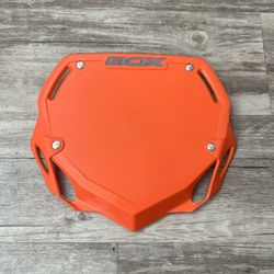 Box BMX  Racing Number Plate Dirt Track 
