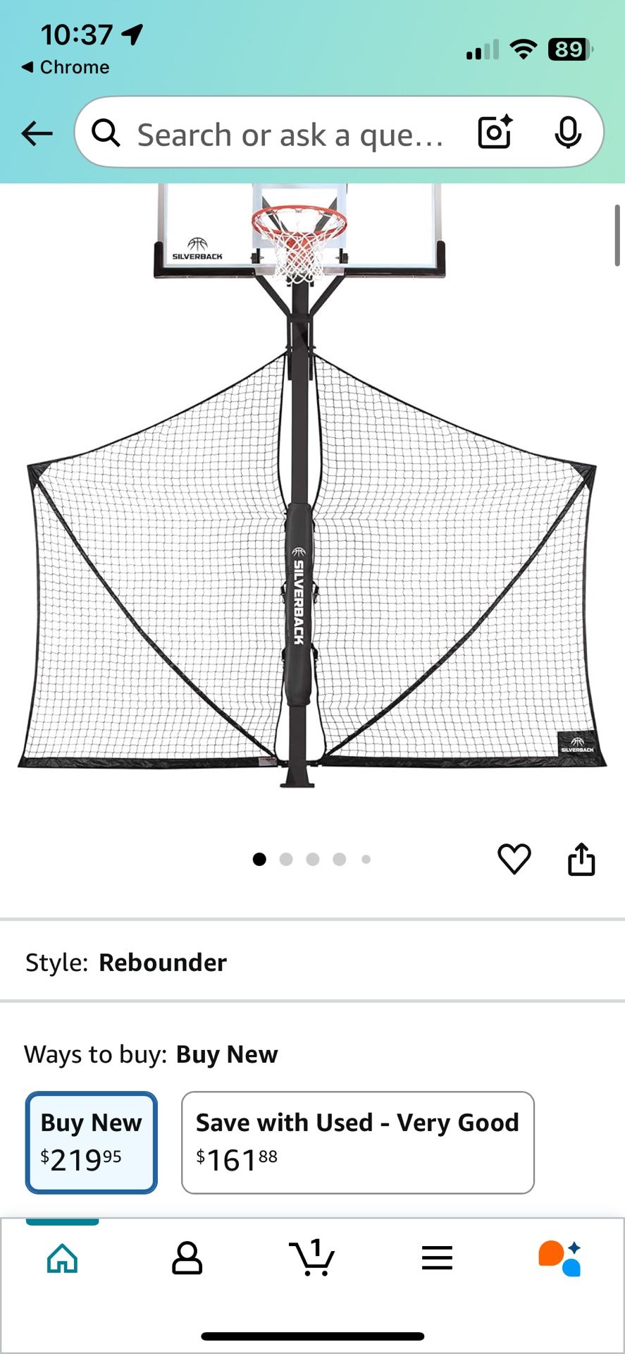 Yard Guard Silverback Basketball Backstop