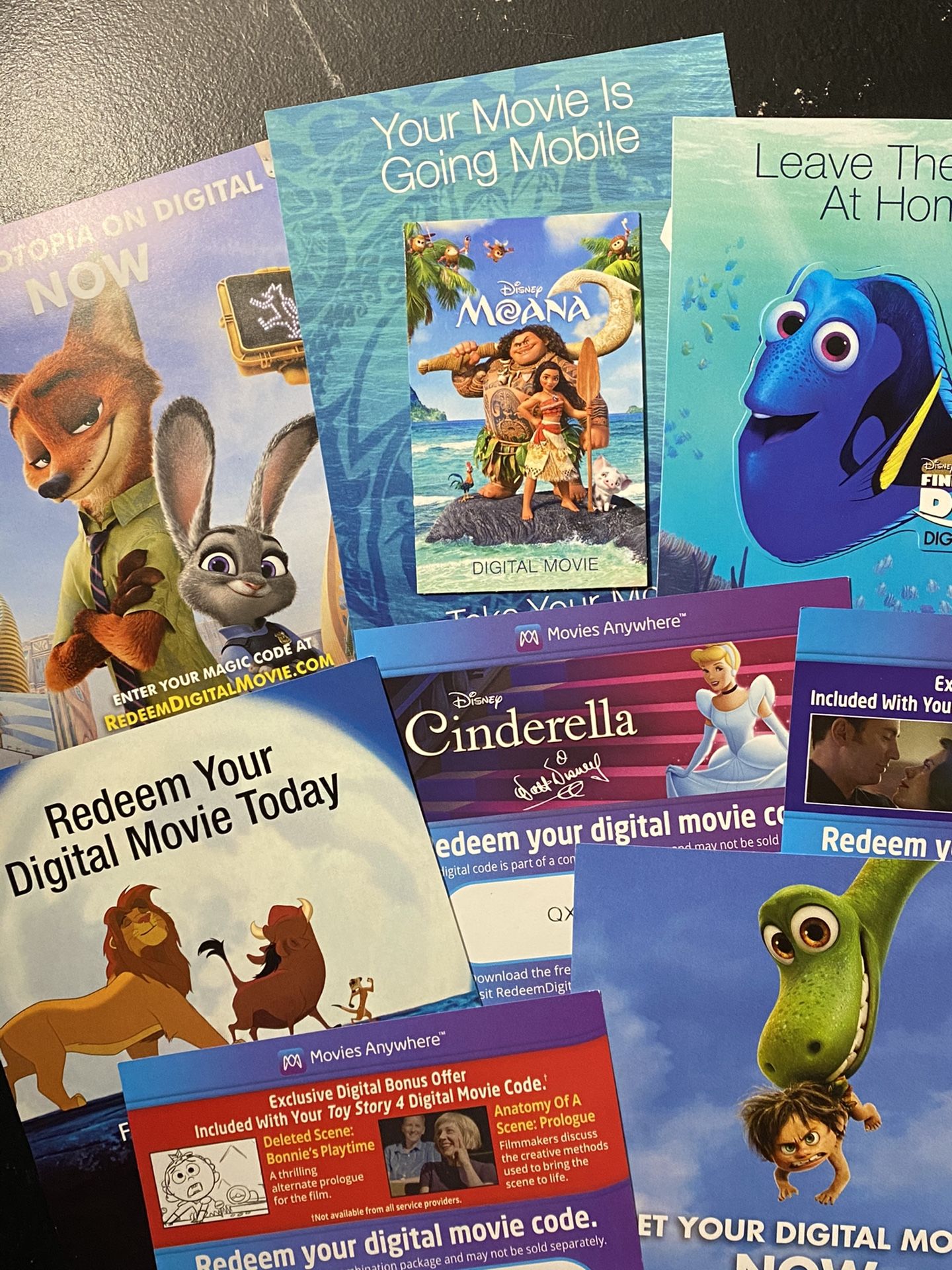 Disney Digital Codes Sale- New Prices