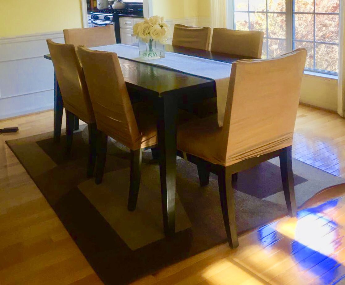Dining set and rug for free