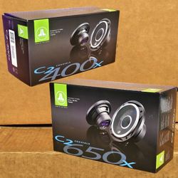 JL Audio 4" Or 4x6" Convertible Speakers 6 1/2" Coaxial System Evolution C2 🚨 Payment Options Available 🚨 No Credit Needed 🚨