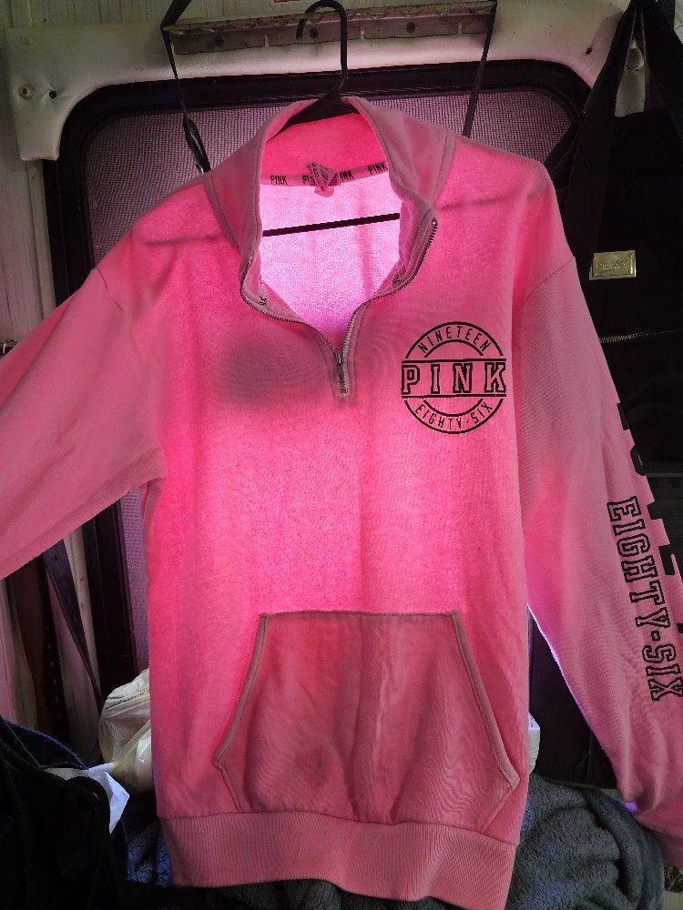 PINK pull over hoodie