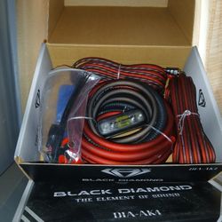4ga Black Diamond Car Audio Amp Kit