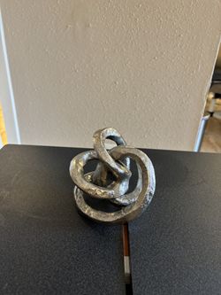 Metal Knot Sculpture 
