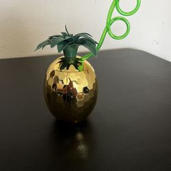 Shiny Gold Pineapple Cup