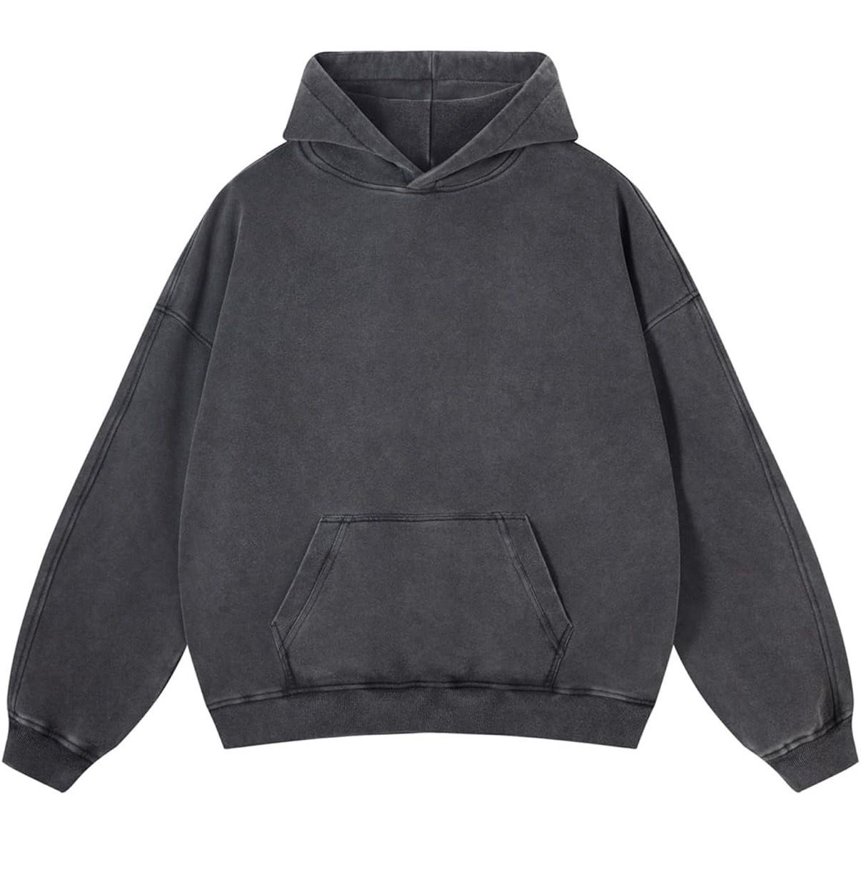 NEW Adenorah Mens Oversized Hoodies Pullover Women Fall Acid Wash Plain Preppy Hoodie Streetwear Cotton Vintage Hooded Sweatshirt!!