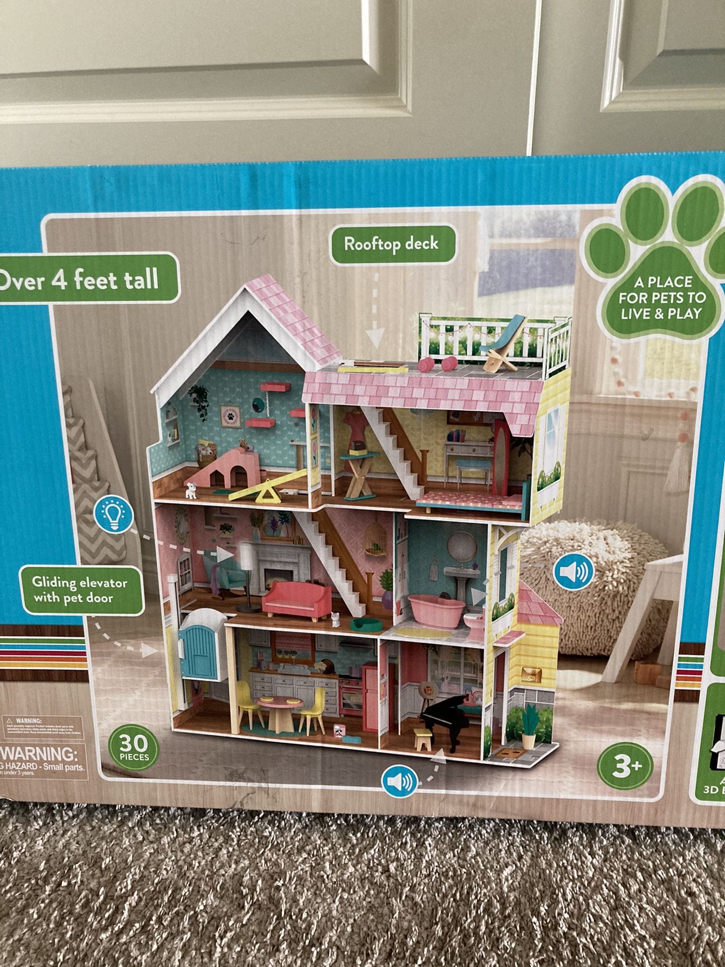 Mia’s Kidkraft Pet Loft Dollhouse